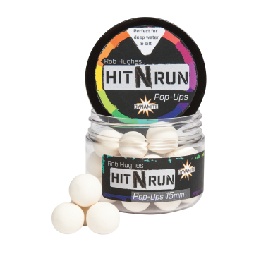 Dynamite Baits Hit N Run Pop-Ups 15mm White